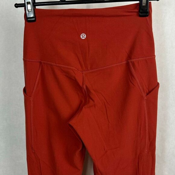 Lululemon Fast & Free Leggings High Rise Tight Gray Sz 8 - Picture 5 of 11